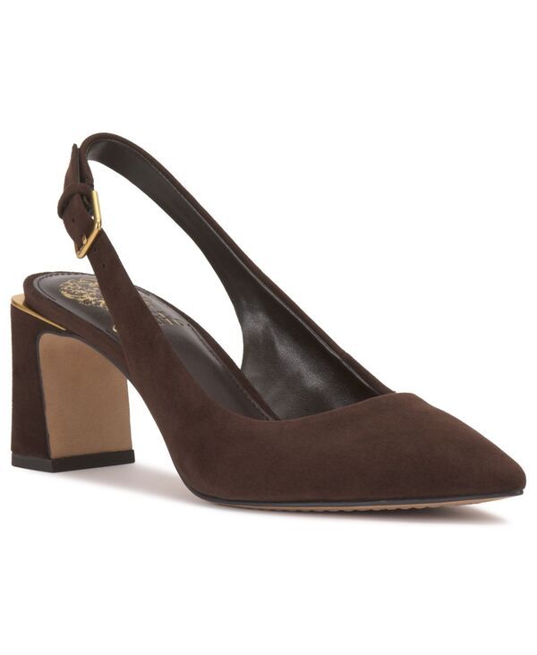 ヴィンスカムート レディース シューズ パンプス Vince Camuto Womens Hamden Slingback Pumps Brownie Suede
