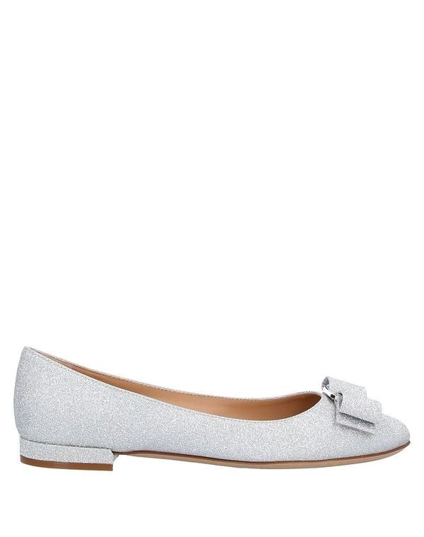 フェラガモ レディース シューズ パンプス FERRAGAMO バレリーナ Silver シルバー