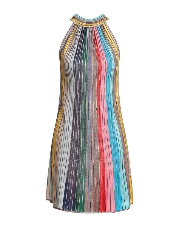 ミッソーニ レディース トップス ワンピース MISSONI ミニワンピース・ドレス Beige ベージュ