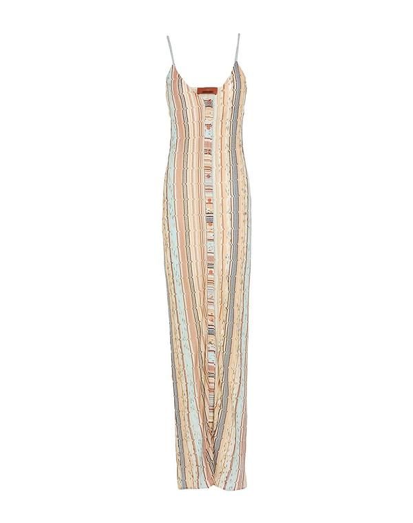 ミッソーニ レディース トップス ワンピース MISSONI チューブドレス Beige ベージュ