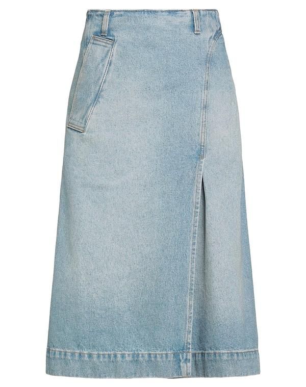 ヴィクトリア ベッカム レディース ボトムスカート VICTORIA BECKHAM デニムスカート Blue ブルー