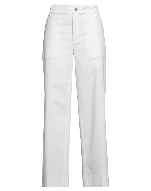 フェデーリ レディース ボトムス カジュアルパンツ FEDELI ワイドパンツ White ホワイト