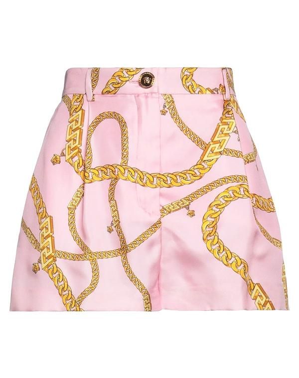 ヴェルサーチ レディース ボトムス ハーフパンツ・ショーツ ショートパンツバミューダパンツ VERSACE Pink ピンク