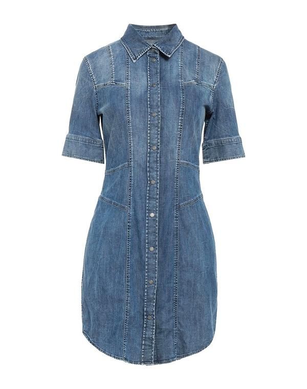 ドンダップ レディース トップス ワンピース デニムドレス DONDUP Blue ブルー