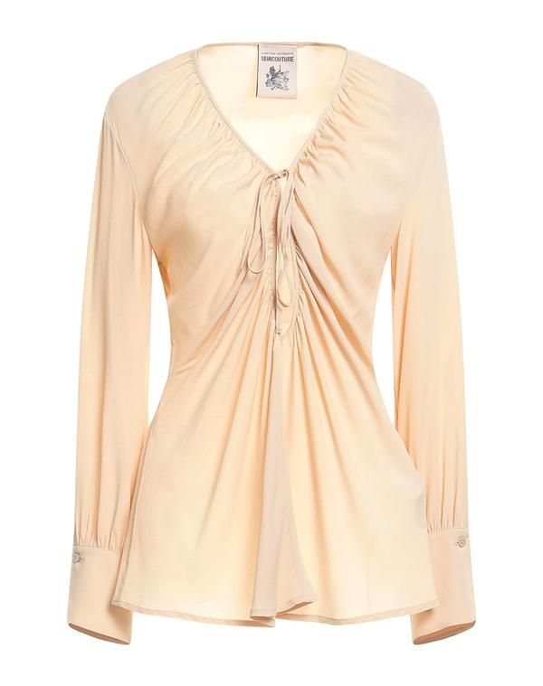 セミクチュール レディース トップス シャツ SEMICOUTURE Beige ベージュ