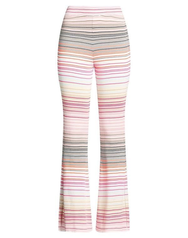 ミッソーニ レディース ボトムス カジュアルパンツ フレアカットパンツ MISSONI White ホワイト