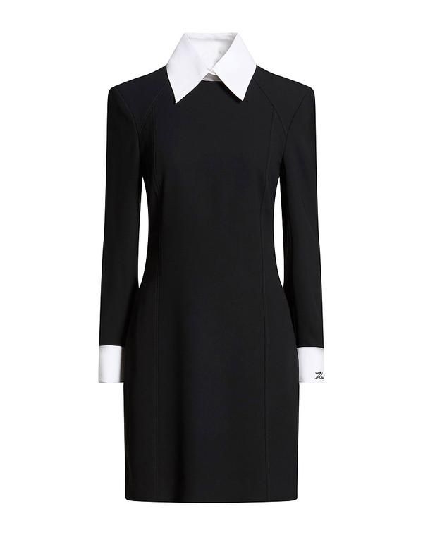 カール ラガーフェルド レディース トップス ワンピース KARLAGERFELD Black ブラック