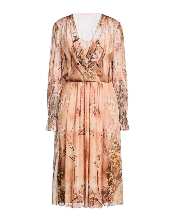 アルベルタ フェレッティ レディース トップス ワンピース シルクドレス ALBERTA FERRETTI Pale Pink ピンク