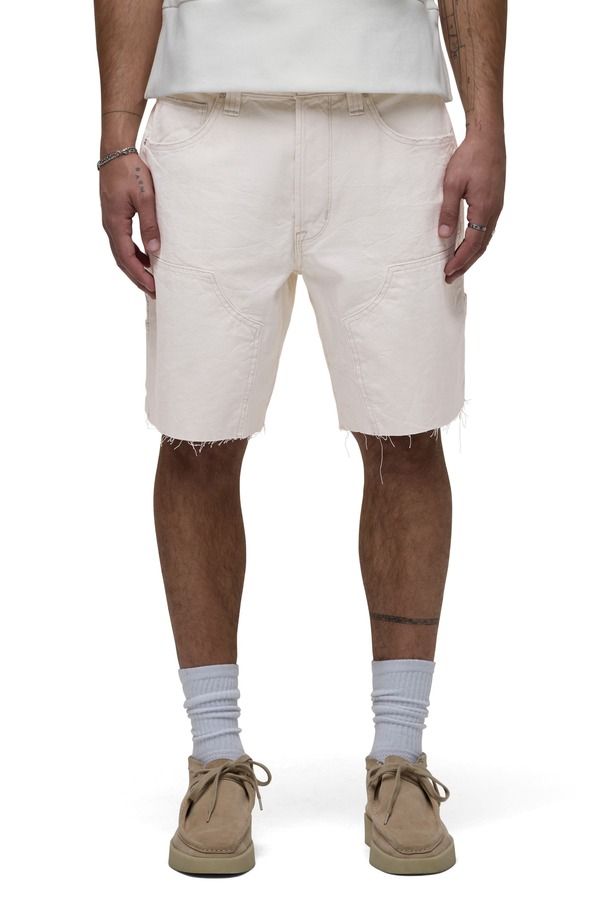 ハドソンジーンズ メンズ ボトムス デニムパンツ ショートパンツ Hudson Jeans Carpenter Denim Shorts Ecru エクリュ