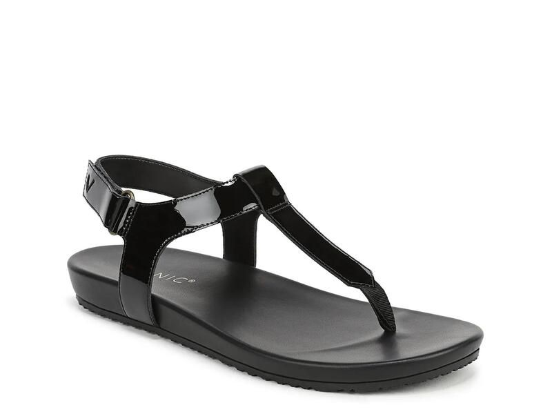 バイオニック レディース シューズ サンダル VionicPalisadesandal Black Patent ブラック