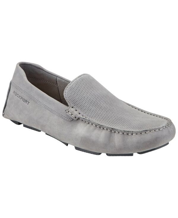 ロックポート メンズ シューズ スリッポン・ローファー Rockport Mens Rodger Dress Casualoafers Gray Leather グレー