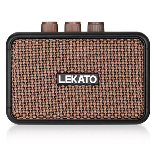 LEKATO ギターアンプ 5W エレキギターアンプ Bluetoothクリーン/オーバード イブ チャンネル 2つサウンドチャンネル ヘッドホン端子搭載 自宅 練習用 日本語取扱説明書付きpms 58de9e9d
