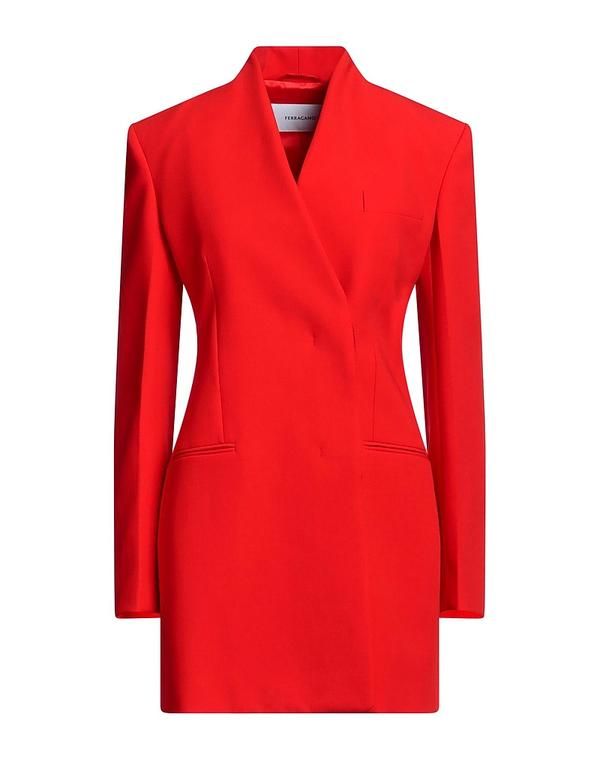 フェラガモ レディース アウター ジャケット・ブルゾン テーラードジャケット FERRAGAMO Red レッド