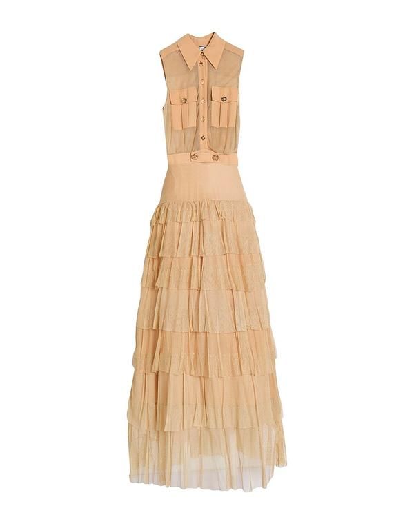 エリザベッタフランキ レディース トップス ワンピース ELISABETTA FRANCHI Camel キャメル