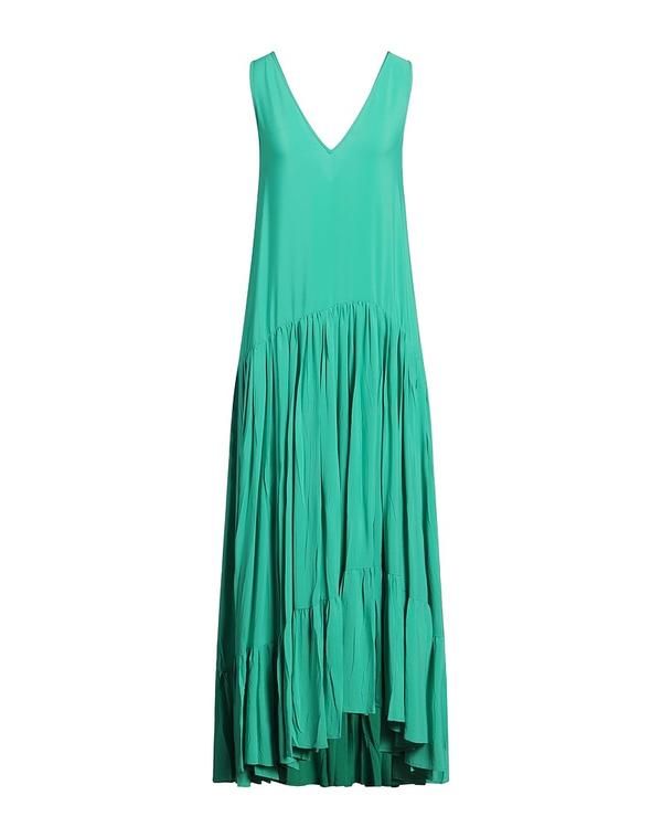 ユッカ レディース トップス ワンピース プリーツドレス JUCCA Green グリーン