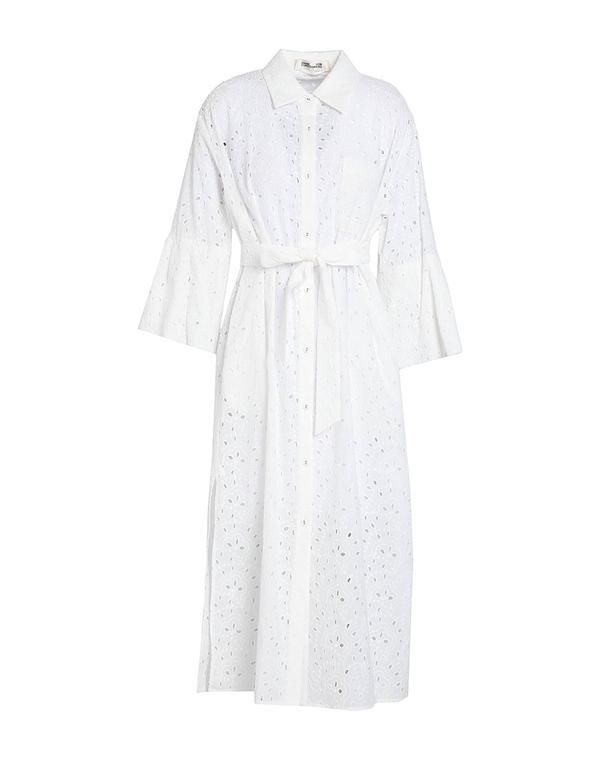 ダイアン フォン ファステンバーグ レディース トップス ワンピース DIANE VON FURSTENBERG White ホワイト