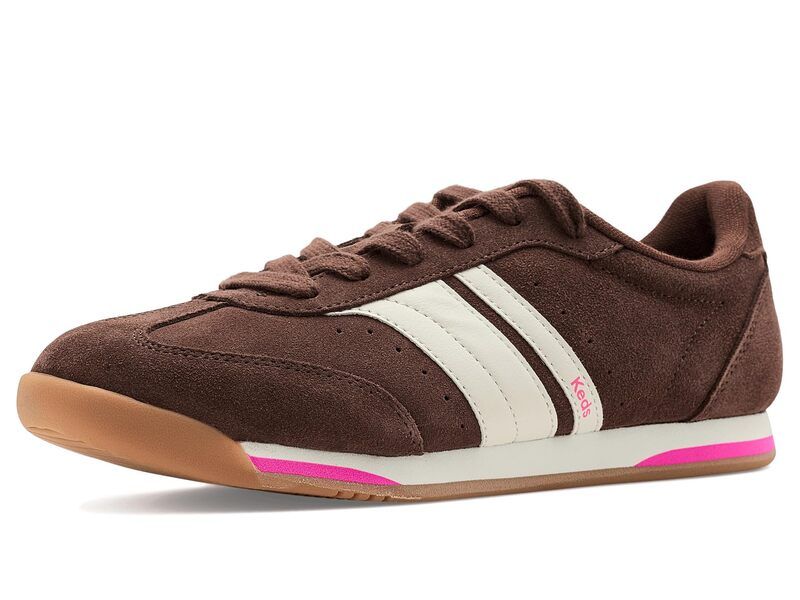 ケッズ レディース シューズ スニーカー レース Keds RevivalaceUp ChocolateEgret SuedeLeather チョコレート