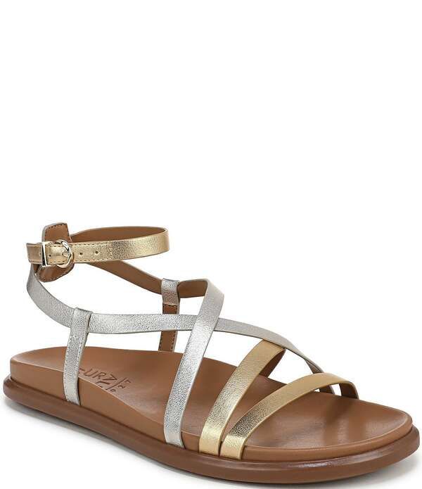 ナチュライザー レディース シューズ パンプス サンダル トール Naturalizer Fame Strappy Metallic Sandals Metallic Multi メタリック