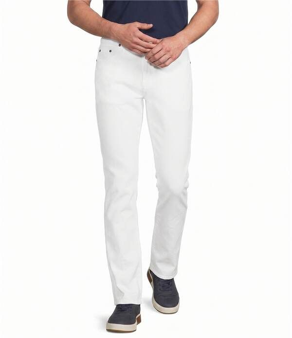 ダニエル クレミュ メンズ ボトムス カジュアルパンツ デニム Cremieux Premium Denim Straight Fit Lightweightwill Pants White ホワイト