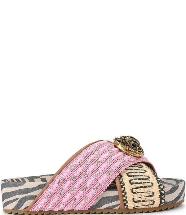 カートジェイガーロンドン レディース シューズ パンプス プラットフォーム サンダル チェルシー Kurt Geiger London Chelsea Mixed Media Crosstraplat