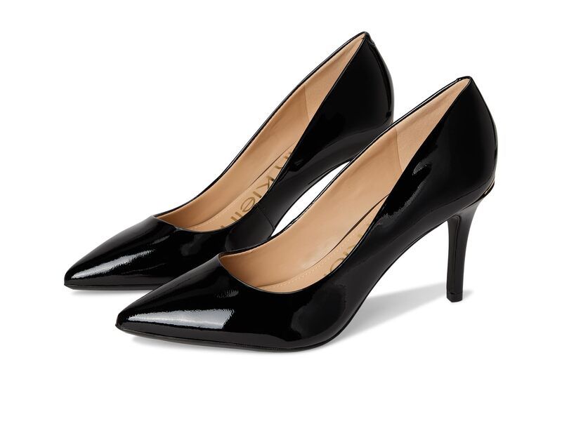 カルバンクライン レディース シューズ ヒール Calvin Klein Gayle Pump Black Patent 1 ブラック