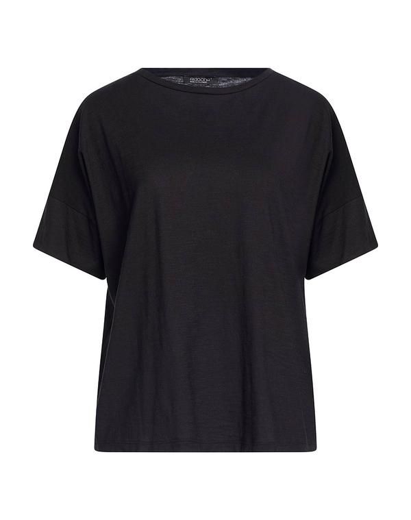 アラゴナ レディース トップス Tシャツ ARAGONA Black ブラック