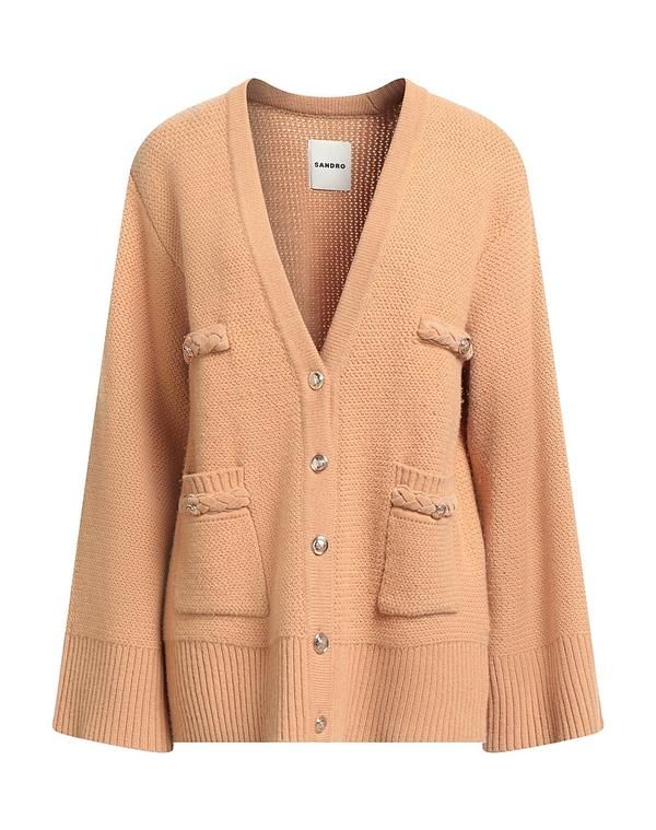 サンドロ レディース アウター カーディガン SANDRO Camel キャメル