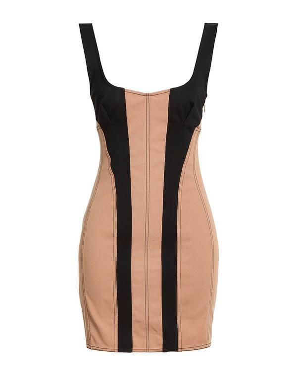 ピンコ レディース トップス ワンピース チューブドレス PINKO Light Brown ブラウン