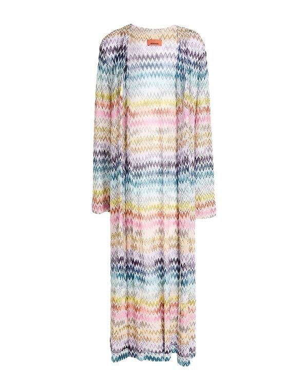 ミッソーニ レディース アウター カーディガン MISSONI Purple パープル