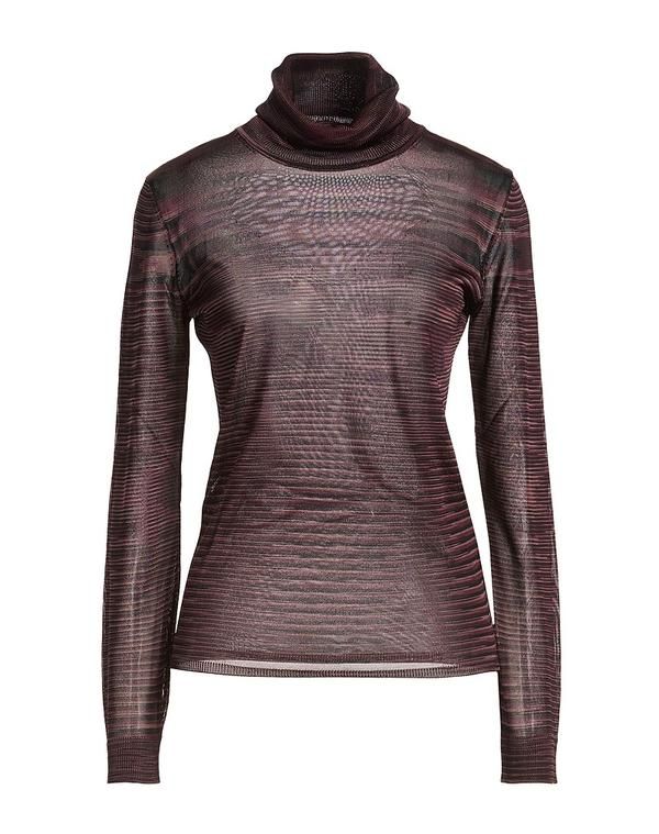 ミッソーニ レディース アウター ニット・セータートルネック MISSONI Plum プラム 138,800円