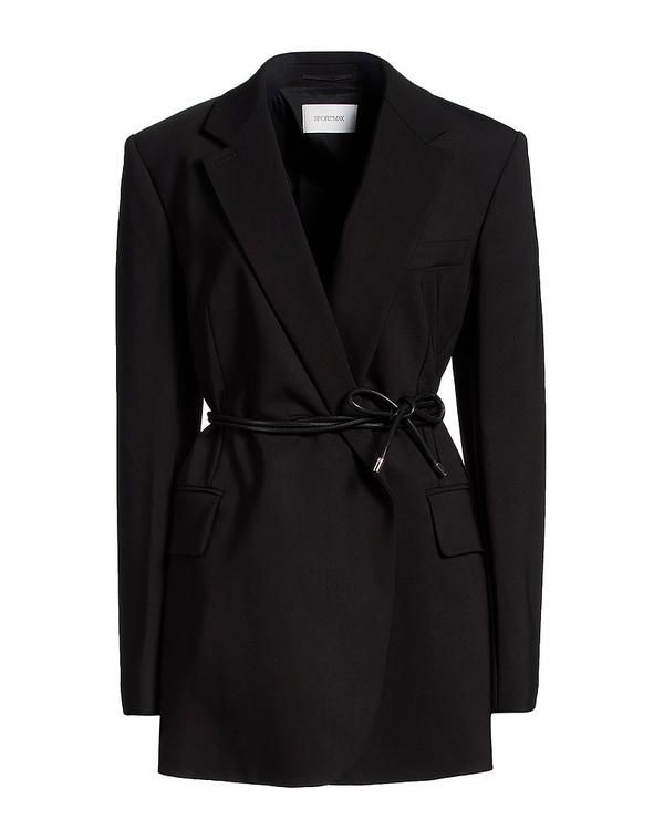 スポーツマックス レディース アウター ジャケット・ブルゾン テーラードジャケット SPORTMAX Black ブラック