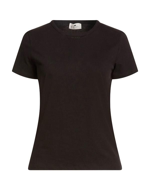 エリザベッタフランキ レディース トップス Tシャツ ELISABETTA FRANCHI Black ブラック