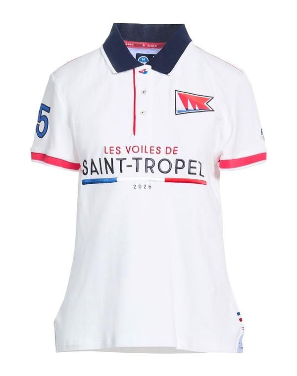 ノースセール レディース トップス ポロシャツ NORTH SAILS White ホワイト