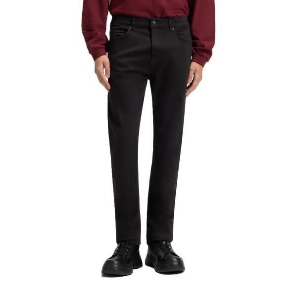 フューゴ メンズ ボトムス デニムパンツ スリムフィット ジーンズ Hugo Menslim Fit Jeans Black ブラック