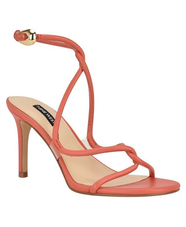 ナインウェスト レディース シューズ サンダル Nine West Womens Emerila Strappy Stiletto Dressandals CoralClear コーラル