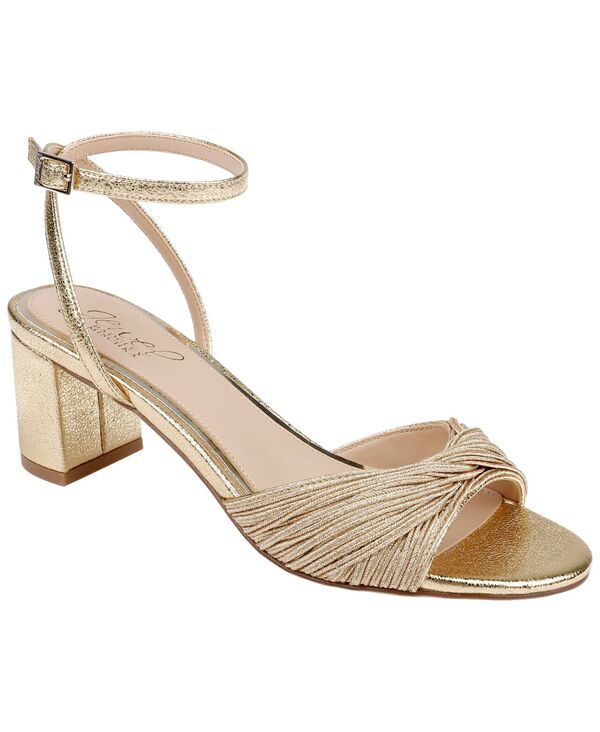 ジュウェルダグレイミシュカ レディース シューズ サンダル Jewel Badgley Mischka Womens Pretty Round Toe Dressandals Gold Textile