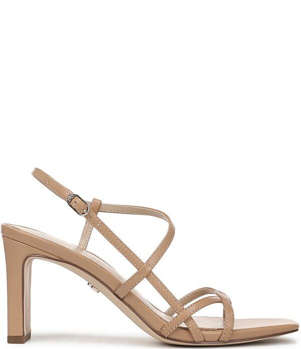 サムエデルマン レディース シューズ ヒール サンダル レザー Sam Edelman Elissa Leather Strappy Dressandals French Sand サンド