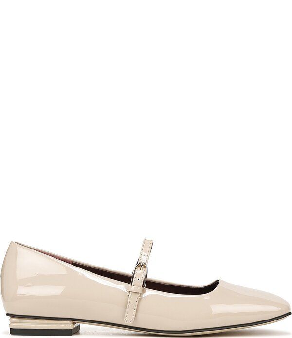 フランコサルト レディース シューズ パンプス Franco Sarto Tinsley Patent Mary Jane Ballet Flats Beige ベージュ