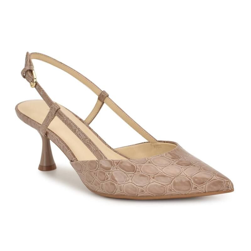 ナインウェスト レディース シューズ パンプス Nine West Rowen Womenslingback Dress Pumps Tan タン