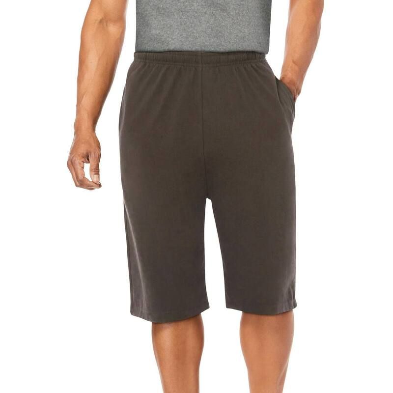 キングサイズ レディース ボトムス ハーフパンツ・ショーツ トール ショートパンツ ジャージー KingSize Mens Big Tallightweight Longer Length Jerse
