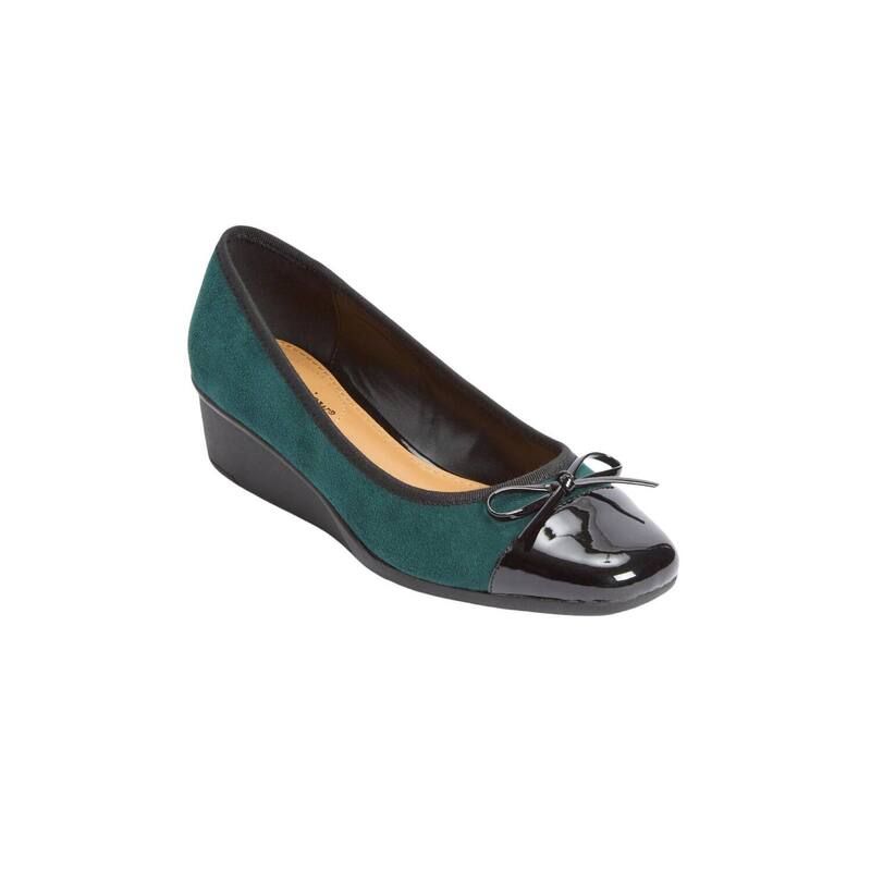 コンフォートビュー レディース シューズ パンプス Comfortviewomens The Jade Slip On Wedgemerald エメラルド