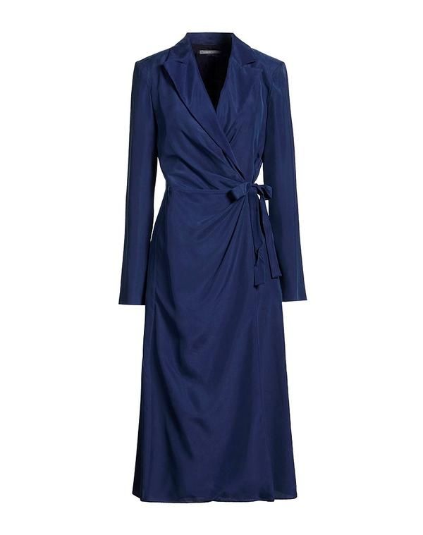アルベルタ フェレッティ レディース トップス ワンピース ラップドレス ALBERTA FERRETTI Navy ネイビー