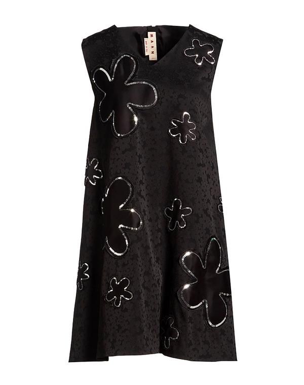 マルニ レディース トップス ワンピース MARNI Black ブラック