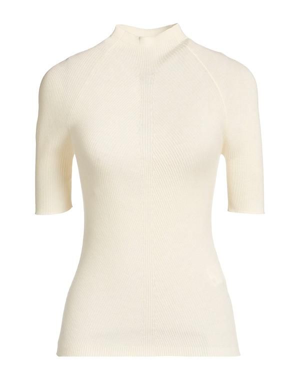 ボス レディース アウター ニット・セータートルネック BOSS Off White オフホワイト 40,800円