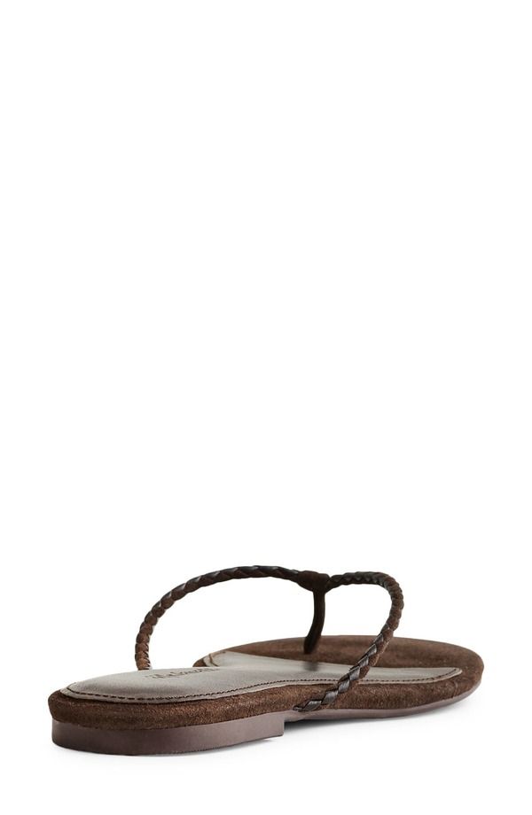 メイドウェル レディース シューズ サンダル Madewell Iggy Braided Thong Sandal Dark Carob