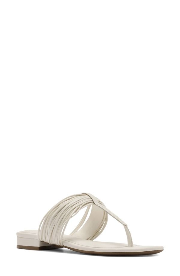 アレッツォ レディース シューズ ヒール サンダル Arezzo Elani Sandal Cream White ホワイト