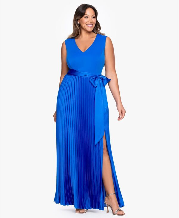 エスケープ レディース トップス ワンピース Vネック ノースリーブ XSCAPE Womensleeveless VNeck Gown Cobalt コバルト