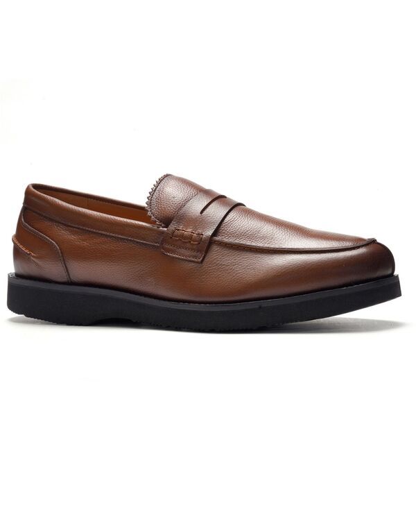 アンソニー ヴィア メンズ シューズ スリッポン・ローファー Anthony Veer A Veer Mens Mason Penny Loafers Brown ブラウン