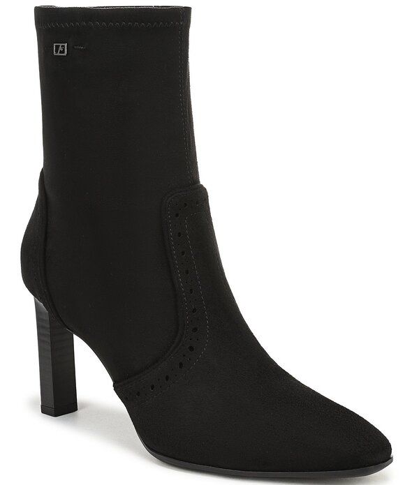 フランコサルト レディース シューズ ブーツ・レインブーツ Franco Sarto Delani Fabric Booties Black ブラック