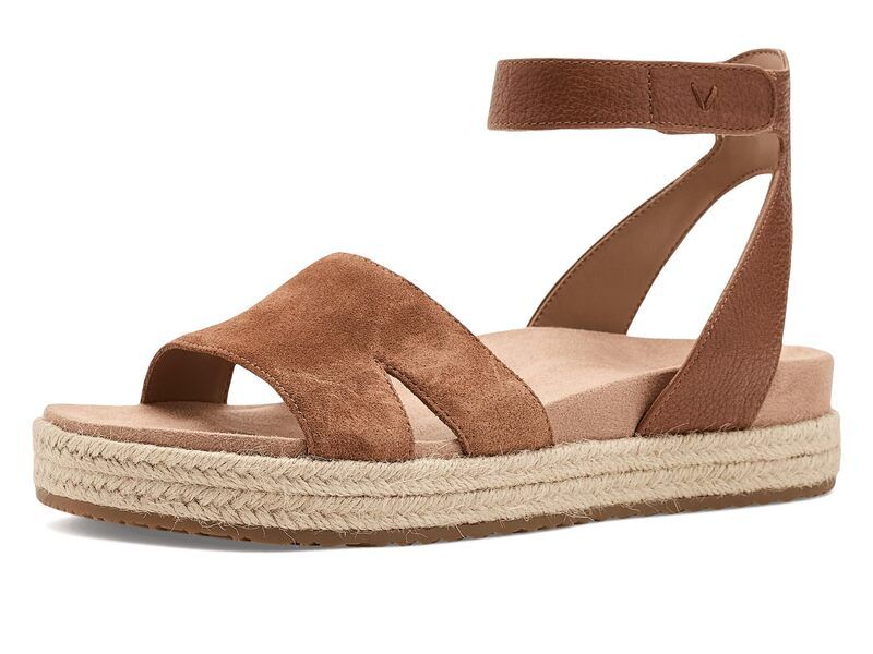 バイオニック レディース シューズ サンダル Vionic Yucca Tan Suede タン